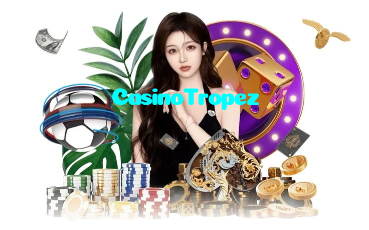 CasinoTropez casino presented on mobile device in Pakistan with slots and live games